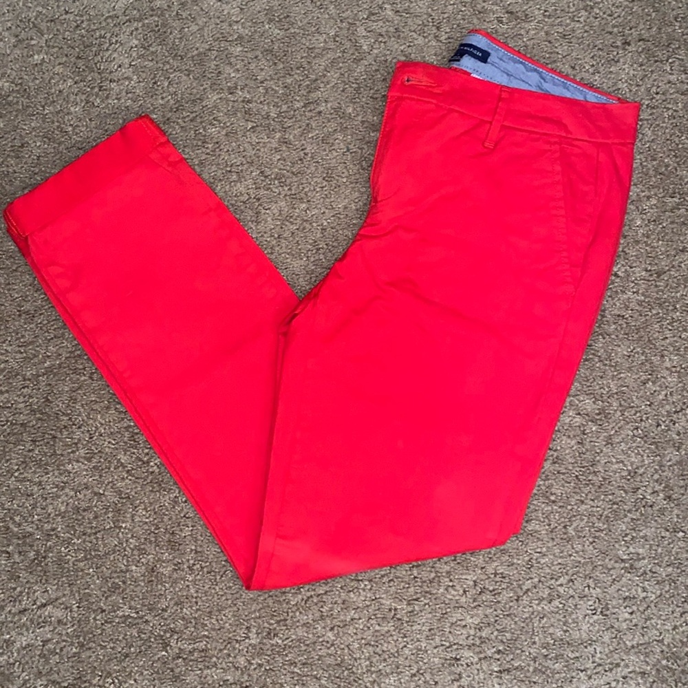 Tommy Hilfiger size 2 brand new red slacks.